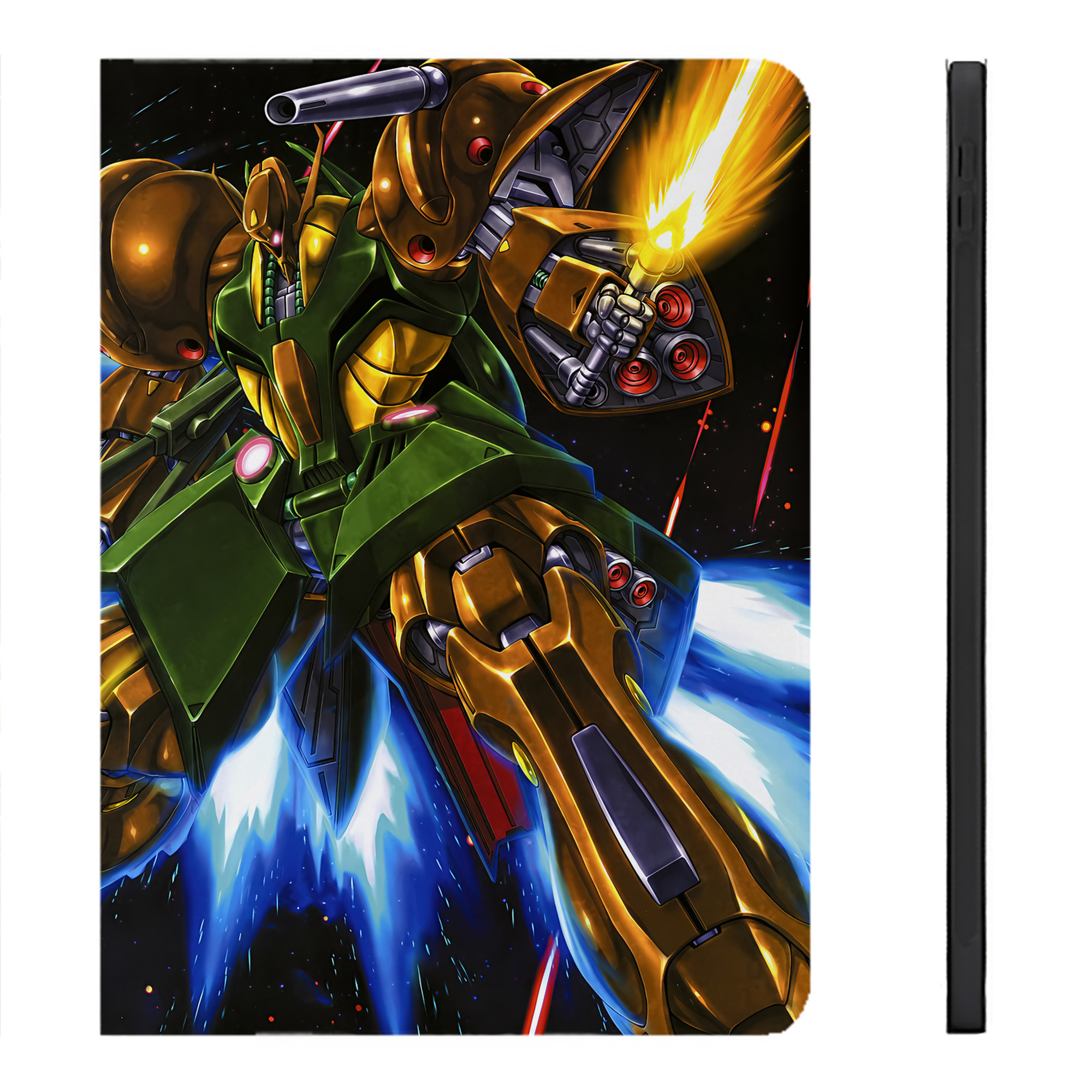 （画像用） 機動戦士ガンダム Mobile Suit Gundam IPadケース ペンホルダー付き ブックスタイルデザイン